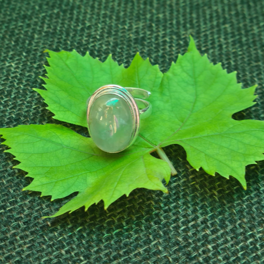 Epidote Ring For Peace & Serenity - Dr. Neeti Kaushik's Shop