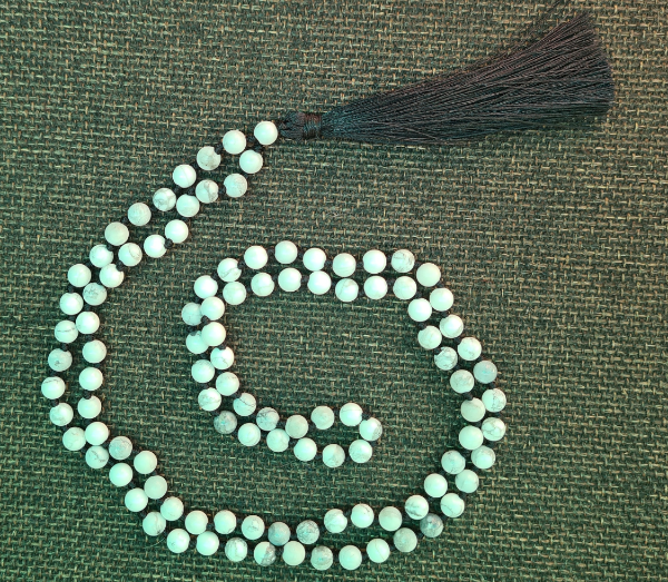 Howlite Jaap Mala For Clear thinking - Dr. Neeti Kaushik's Shop