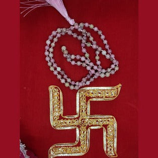 Rhodochrosite Jaap Mala To Heal Emotional Panic - Dr. Neeti Kaushik's Shop