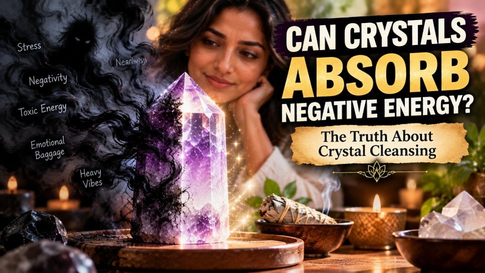 Can Crystals Absorb Negative Energy?