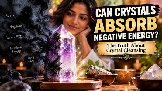 Can Crystals Absorb Negative Energy?