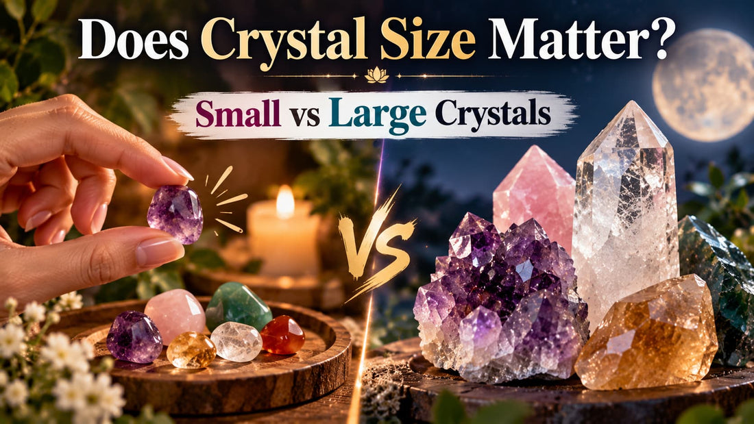 Does Crystal Size Matter? Small vs Large Crystals