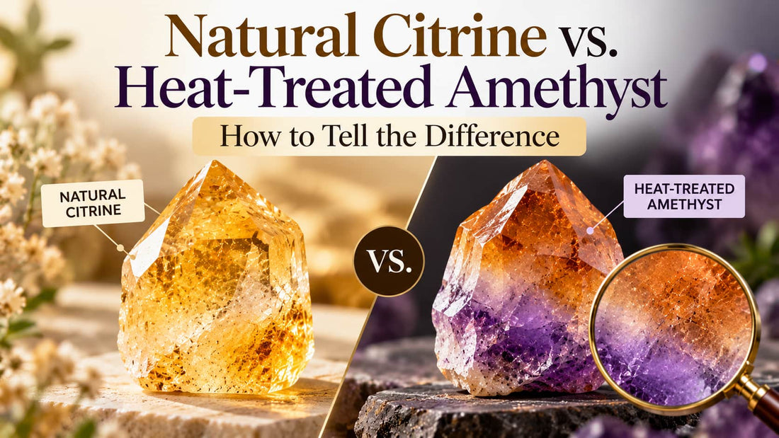 Natural Citrine vs. Heat-Treated Amethyst: How to Tell the Difference
