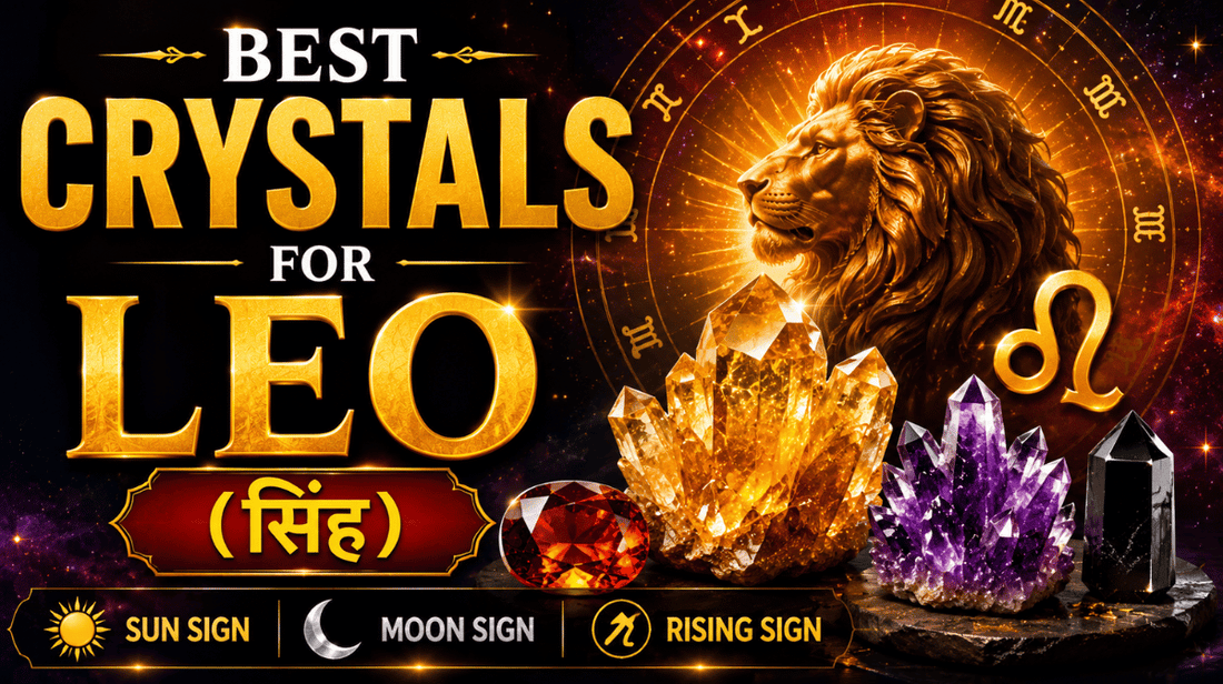 Best Crystals for Leo (सिंह) Sun Sign  |  Moon Sign  |  Rising Sign