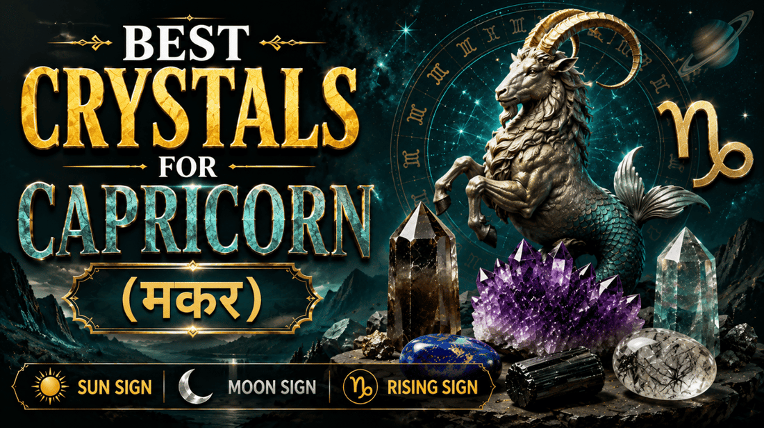 Best Crystals for Capricorn (मकर) Sun Sign  |  Moon Sign  |  Rising Sign