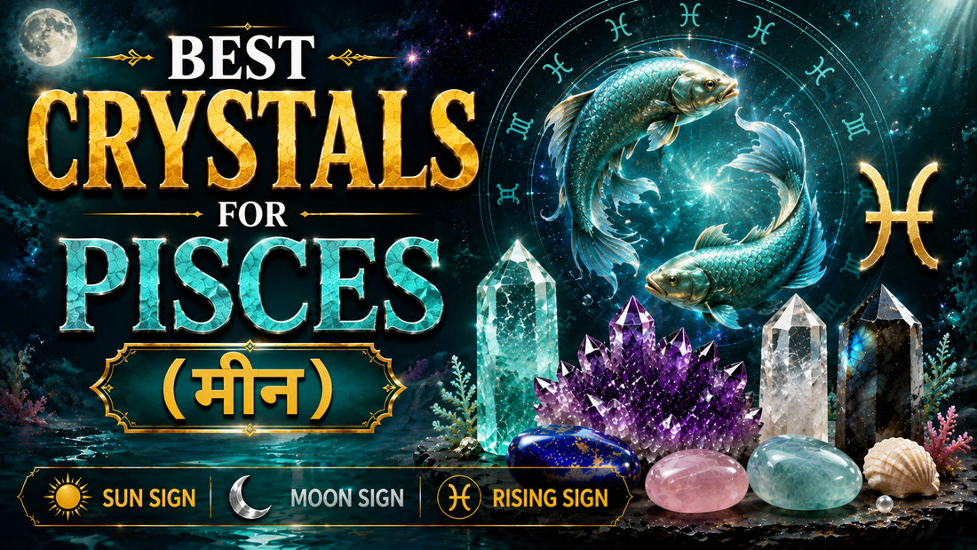 Best Crystals for Pisces (मीन) Sun Sign  |  Moon Sign  |  Rising Sign