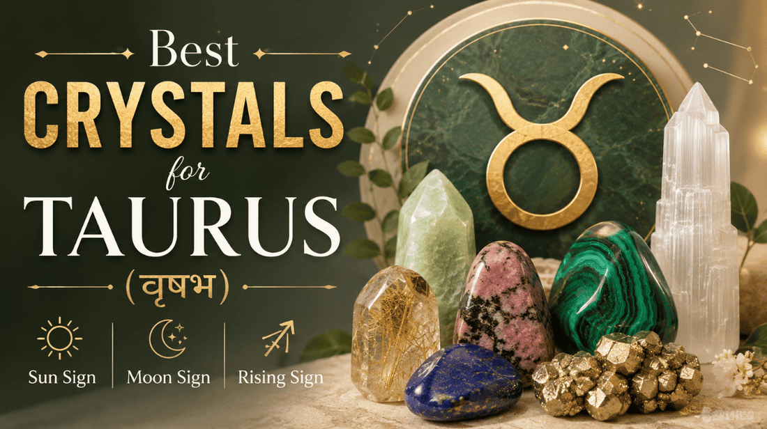 Best Crystals for Taurus (वृषभ) Sun Sign  |  Moon Sign  |  Rising Sign