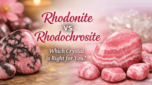 Rhodonite vs Rhodochrosite: Which Crystal is right for you?