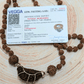 Triveni Shakti Rudraksha Mala – Gyaan, Dhan & Divya Kripa (1 Mukhi, 5 Mukhi & 7 Mukhi Rudraksha)