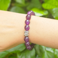 Amethyst Diamond Cut Bracelet For Serenity Seeker