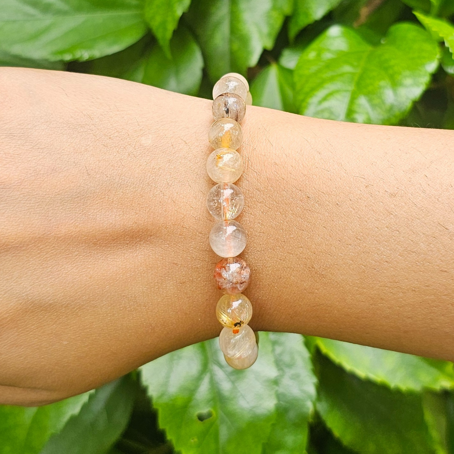 Golden Rutile Quartz Bracelet For Increase Vitality