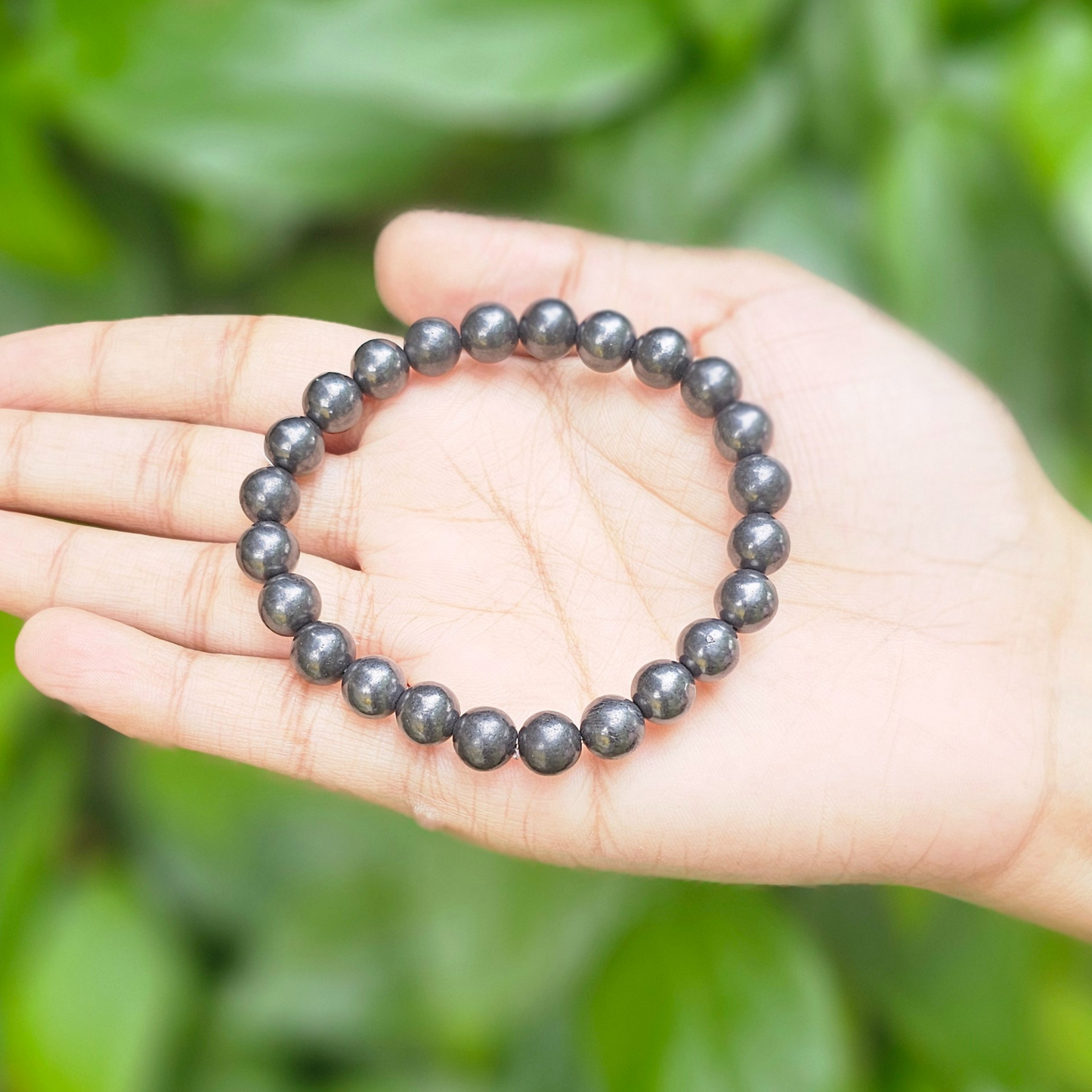 Shungite Bracelet For Reducing Mobile Radiation