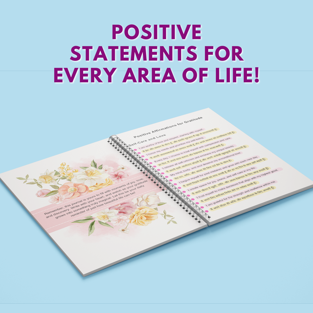 Gratitude Journal Diary - A Transformative Journey to Positivity & Abundance