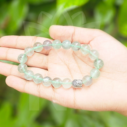 Green Fluorite Bracelet For Concentration