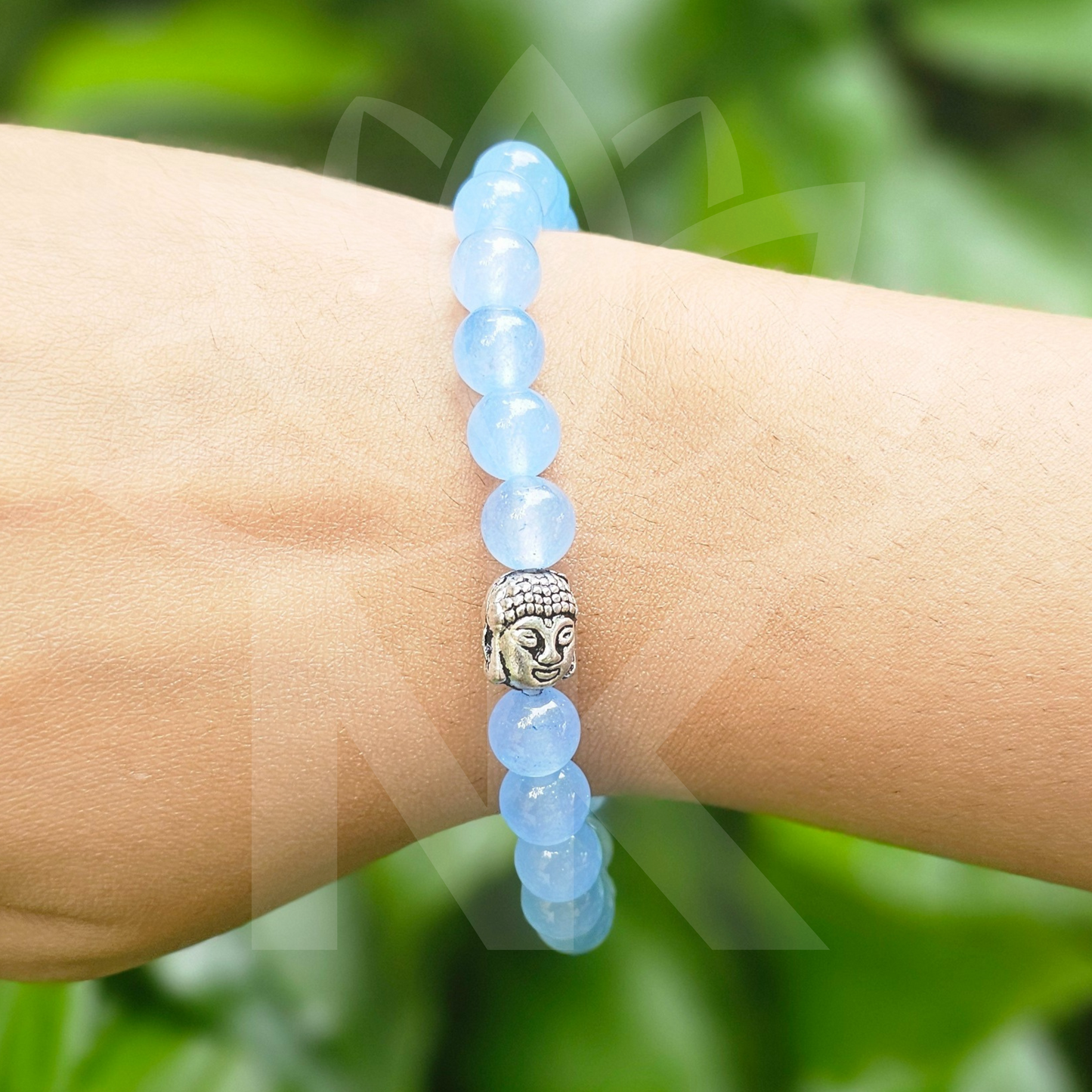 Blue Chalcedony Bracelet For Self-Confidence