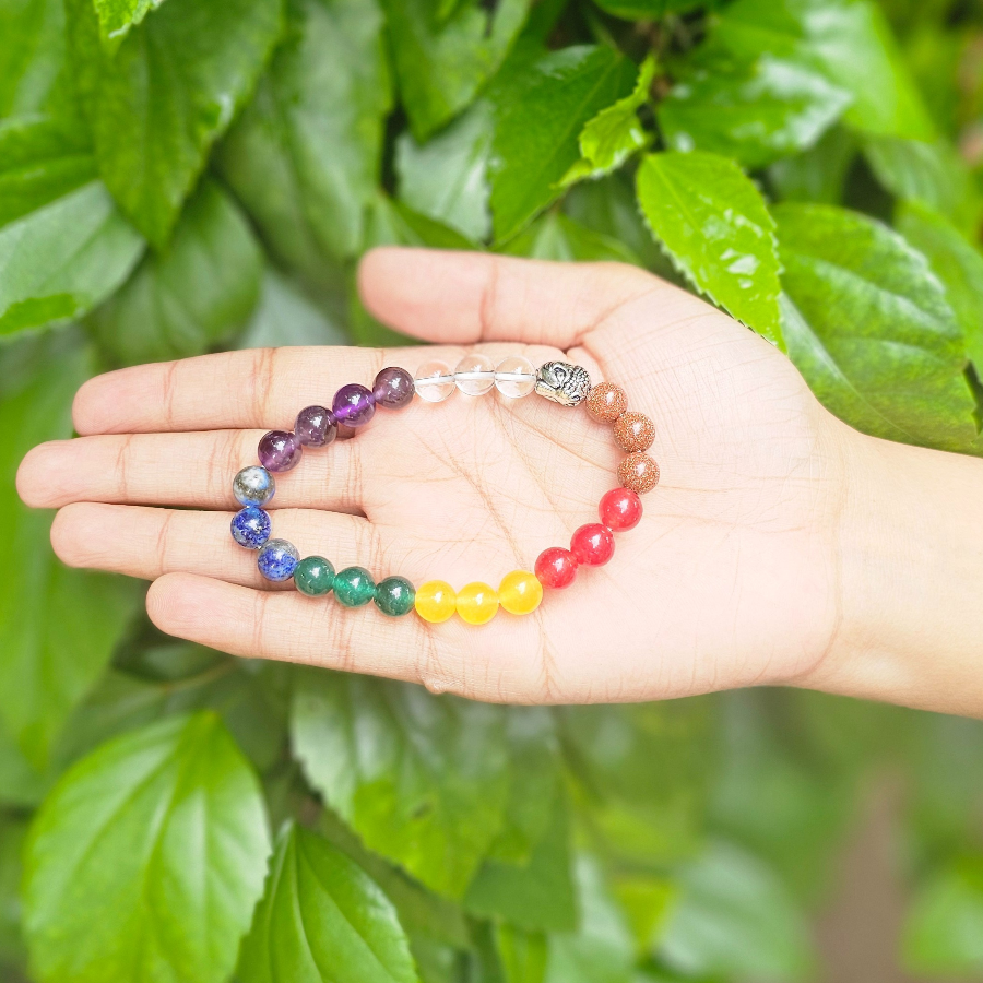 7 Chakra Healing Bracelet (8mm)