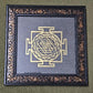 Shree Yantra Golden Symbol Pyrite Dust Frame