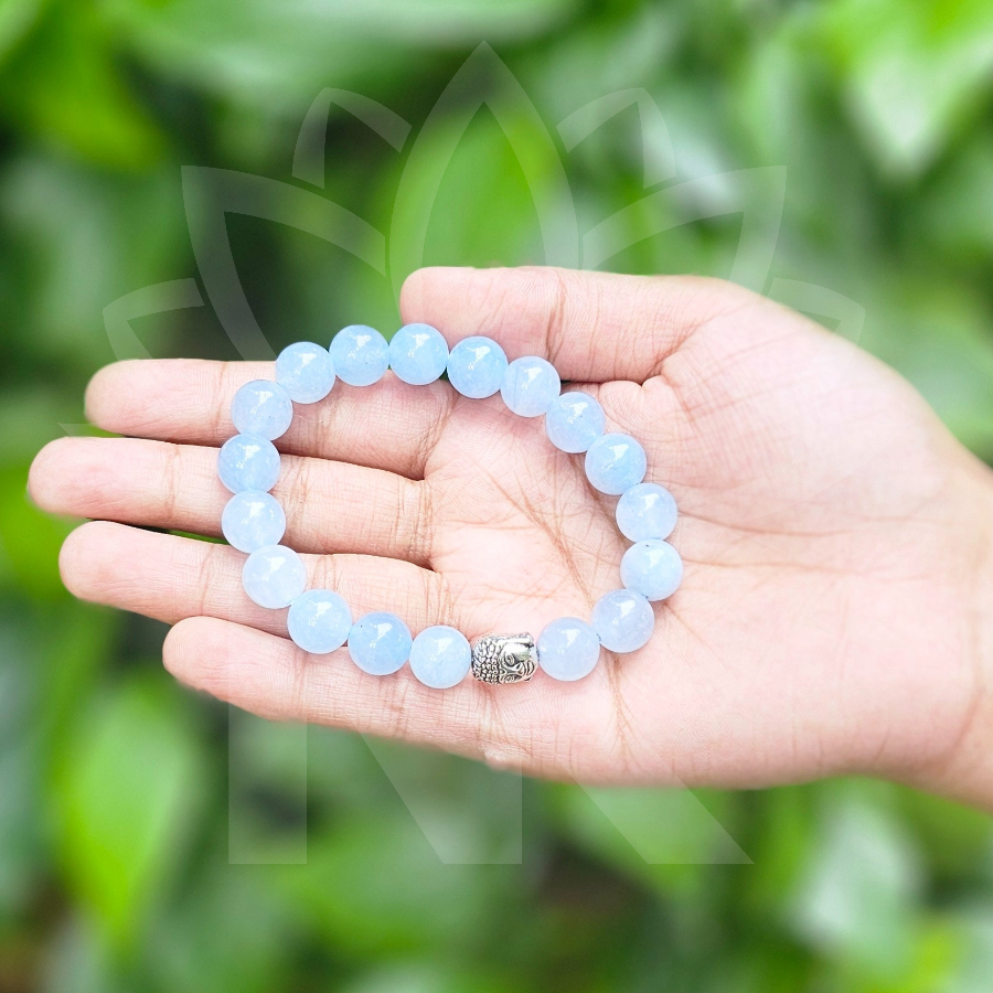 Aquamarine AAA Quality Bracelet For Communication Harmony