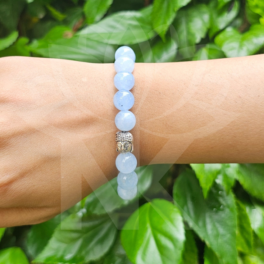 Aquamarine AAA Quality Bracelet For Communication Harmony