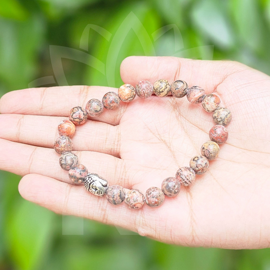 Fire Agate Bracelet For Inner Strength & Courage