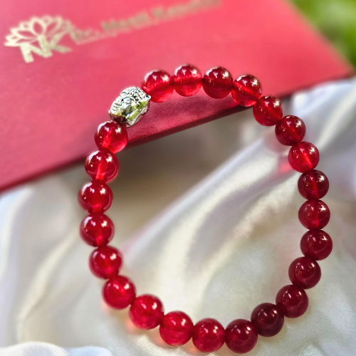 Ruby Quartz Bracelet For Inner Strength