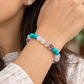 Capricorn (मकर) Abundance Bracelet for 2027 | Snow Quartz, Ametrine and Turquoise