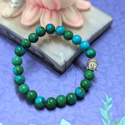 Chrysocolla Bracelet For Serenity-(8mm)