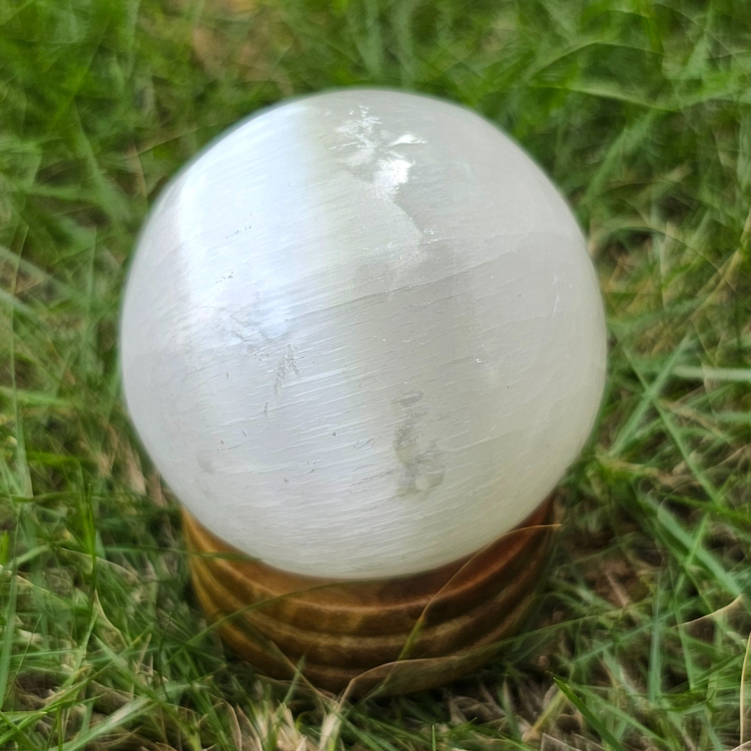 Selenite Ball For Protection