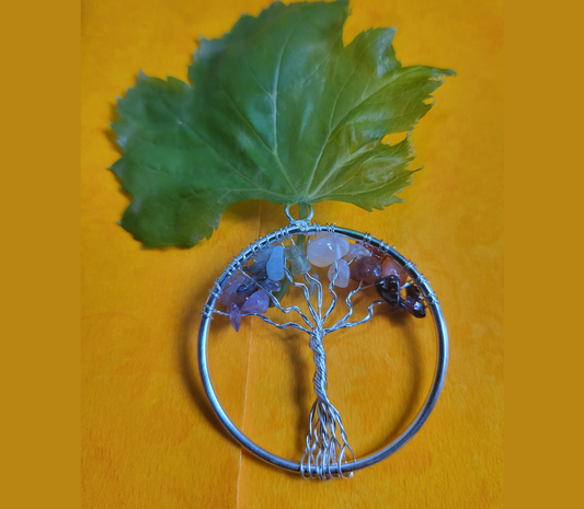 Tree of Life Pendant With 7 Chakra For Expansion of Consciousness