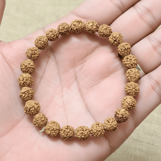 5 mukhi rudraksha bracelet for calm and balance