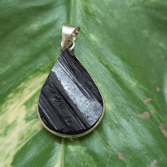 Black Tourmaline Pendant For Protection