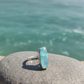 Aquamarine 925 Sterling Silver Ring - Calmness • Courage • Clear Communication