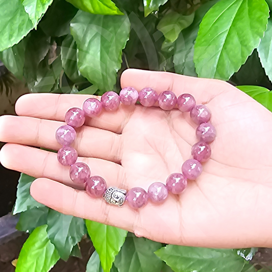 Pink Tourmaline Bracelet For Releasing Stress