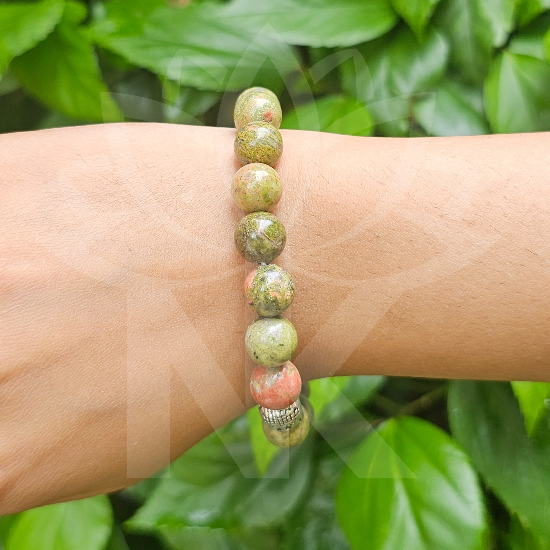 Unakite Bracelet For New Beginnings