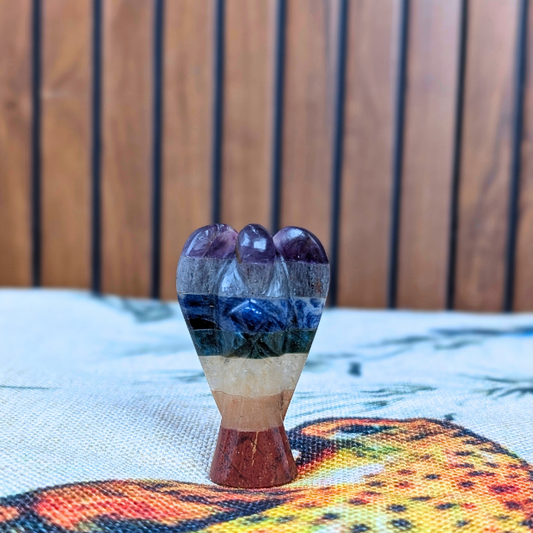 7 Chakra Meditation Angel (2 Inch) - Dr. Neeti Kaushik's Shop