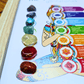 7 Chakra Stone Frame For Attaining Prosperity, Good Health & Good Luck