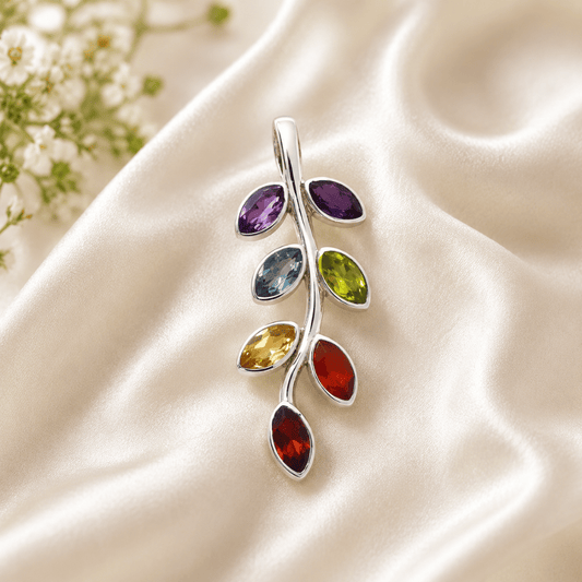7 Chakra 925 Sterling Silver Pendant – Balance • Healing • Energy Alignment