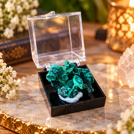 Malachite Natural Raw Piece | Transformation, Heart Chakra and Spiritual Protection