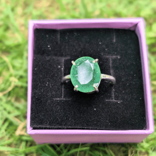 Green Aventurine Ring for Abundance, Confidence & Emotional Balance