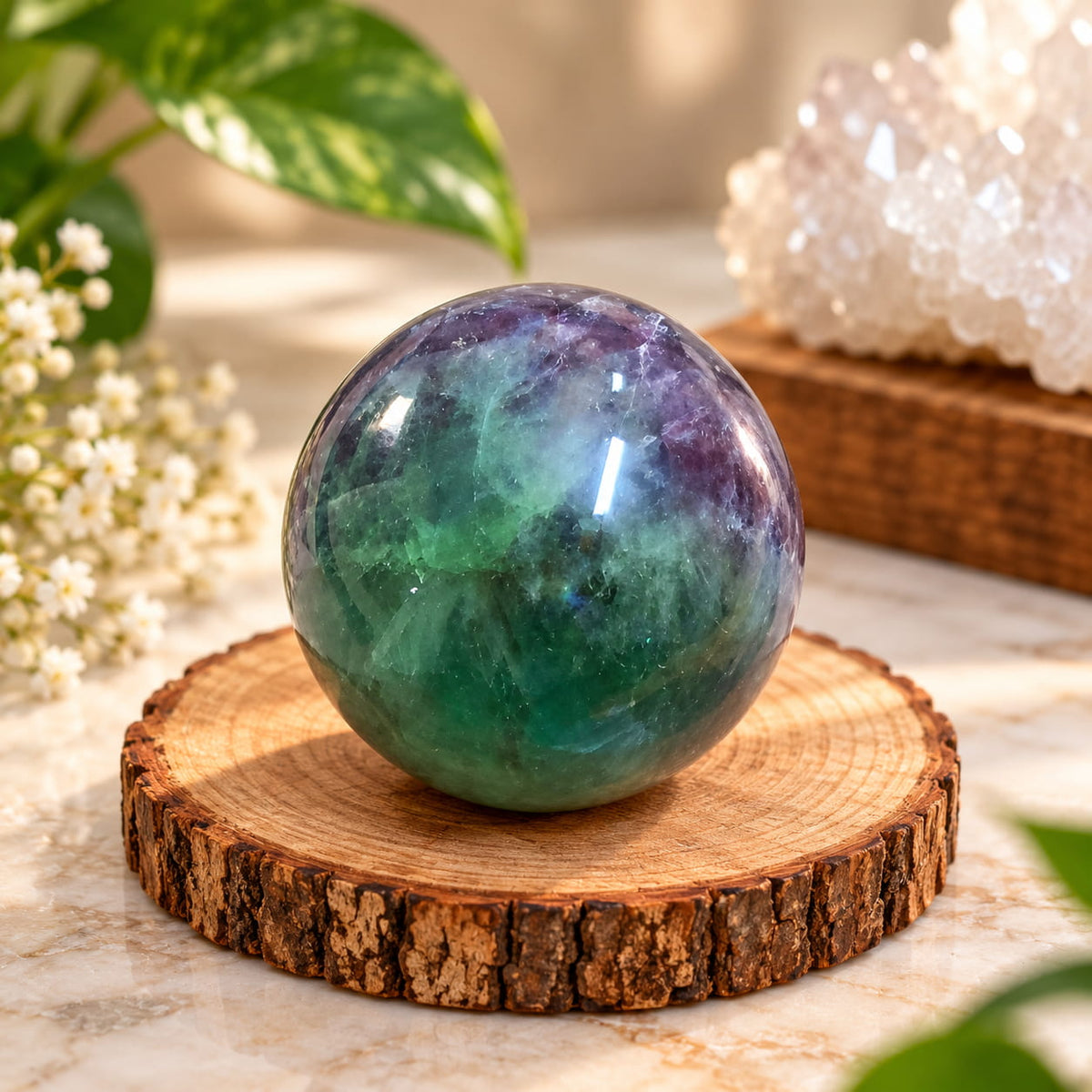 9 Crystal Ball/Sphere Set | Complete Healing and Manifestation