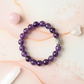 Authentic Amethyst gemstone bracelet for clarity and inner peace