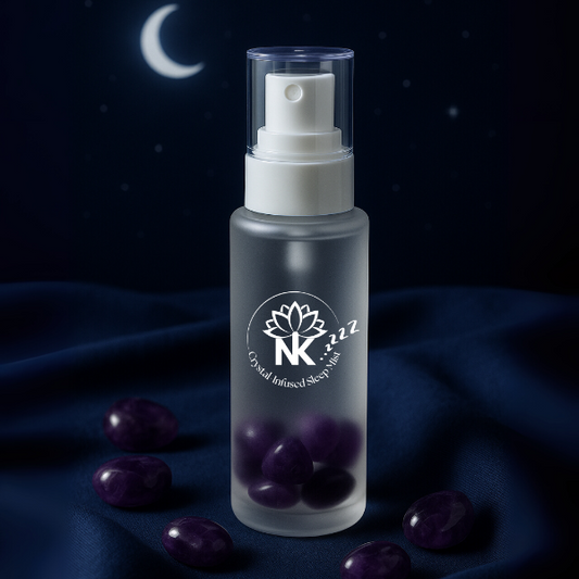 Amethyst Crystal Infused Sleep Mist (100ml | Deep Rest • Calm Mind • Peaceful Energy)