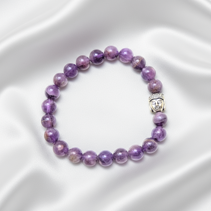 Authentic Ametrine gemstone bracelet for abundance and inner peace