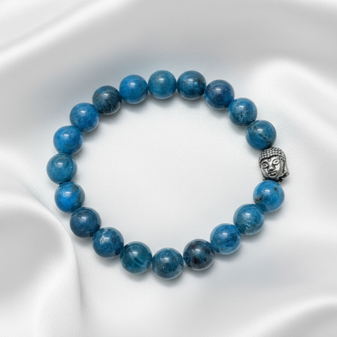uthentic Apatite gemstone bracelet for inspiration and spiritual balance