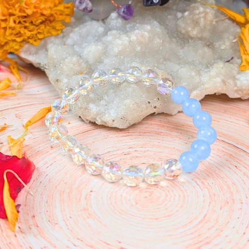 Aquarius Abundance Bracelet For 2025-(8mm) - Dr. Neeti Kaushik's Shop