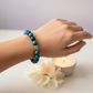 Natural Azurite gemstone bracelet for focus and inner strength