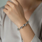 Black Tourmaline 925 Silver Bracelet For Protection, Grounding & Energy Balance