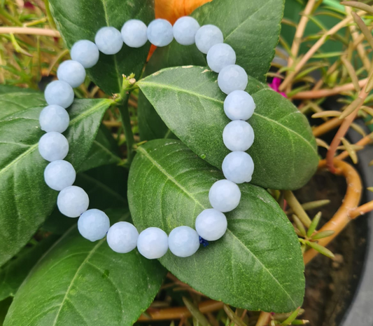 Blue Lace Agate AAA Quality Bracelet For Promoting Peace (10mm)