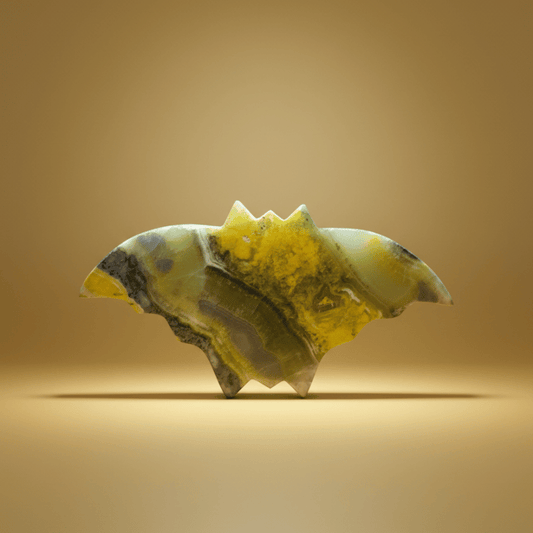 Bumble Bee Jasper Bat for Courage, Protection & Creativity