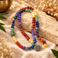 7 Chakra Wrist Mala Bracelet 8 mm | Chakra Balancing & Positive Energy